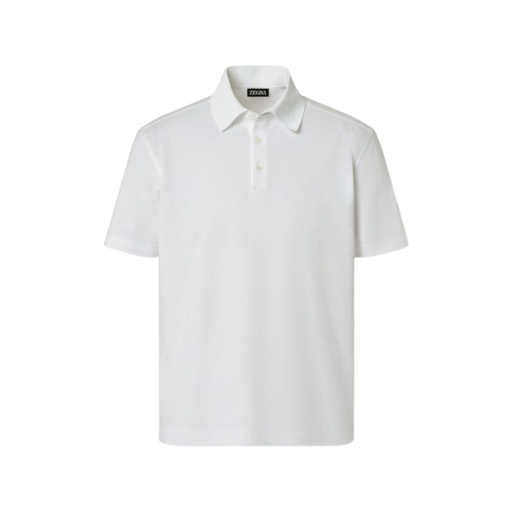 Zegna White Polo Shirts Men